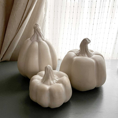 Handmade Pottery Pumpkins