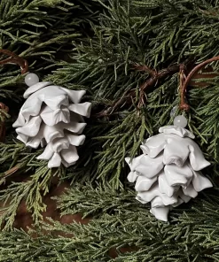 Handmade Pottery Pinecone Ornament