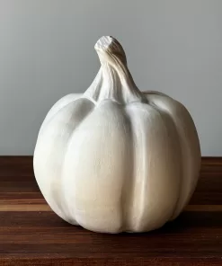 Handmade Pottery Pumpkin