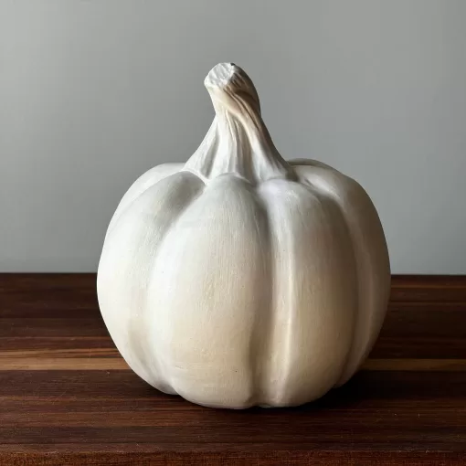 Handmade Pottery Pumpkin