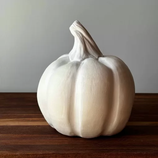 Handmade Pottery Pumpkin