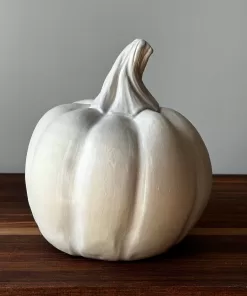 Handmade Pottery Pumpkin