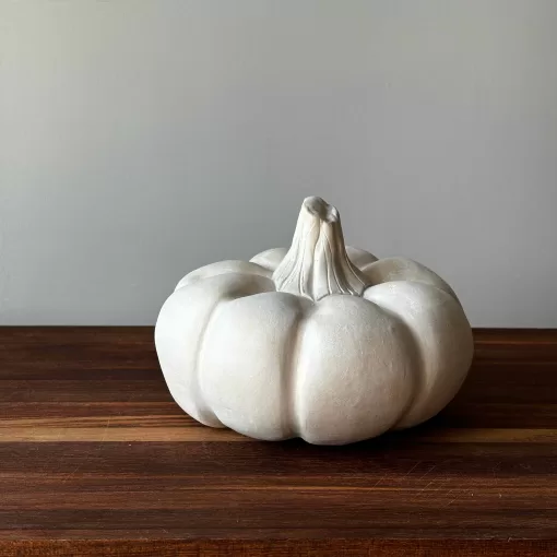 Handmade Pottery Pumpkin