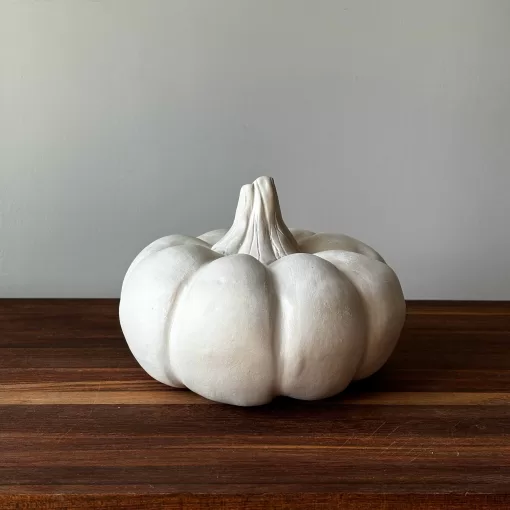 Handmade Pottery Pumpkin