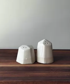 Handmade Pottery Salt and Pepper Shaker Set