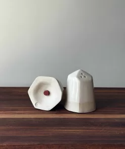 Handmade Pottery Salt and Pepper Shaker Set