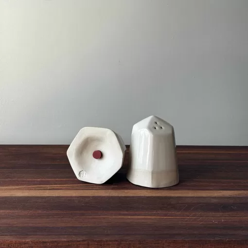 Handmade Pottery Salt and Pepper Shaker Set