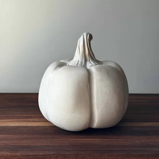 Handmade Pottery Pumpkin