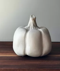 Handmade Pottery Pumpkin