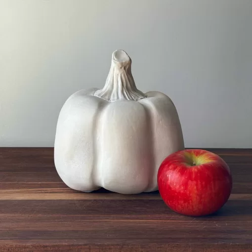 Handmade Pottery Pumpkin