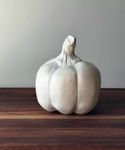 Handmade Pottery Pumpkin