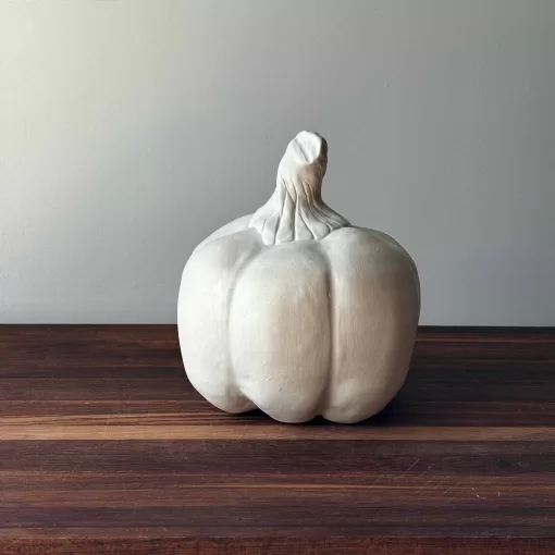 Handmade Pottery Pumpkin