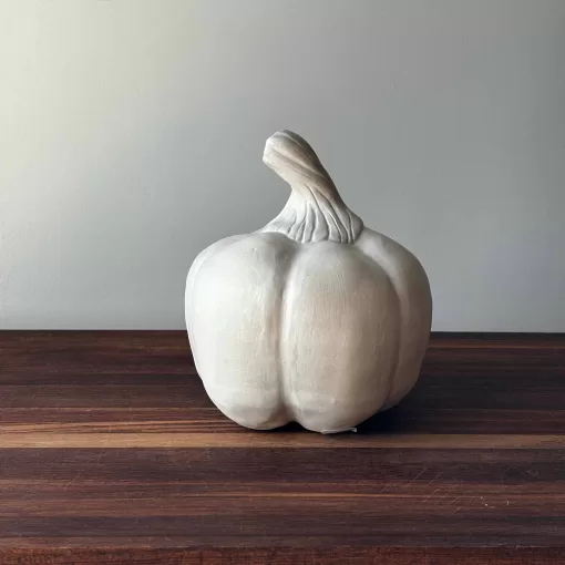 Handmade Pottery Pumpkin