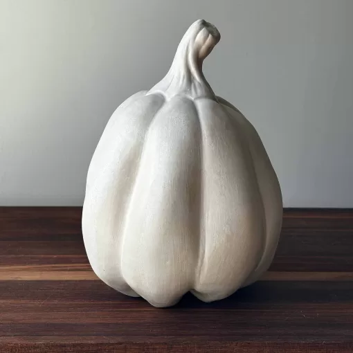 Handmade Pottery Pumpkin