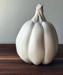 Handmade Pottery Pumpkin