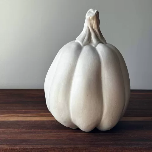 Handmade Pottery Pumpkin