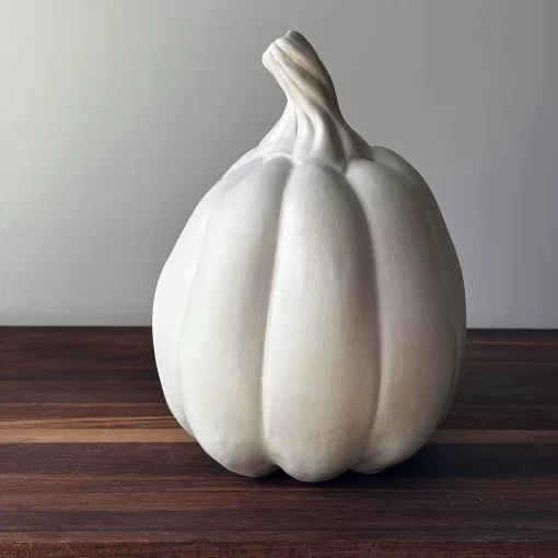 Handmade Pottery Pumpkin