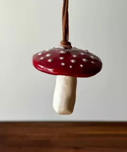 handmade pottery woodland mushrooms