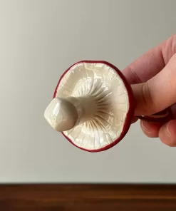 handmade pottery woodland mushrooms