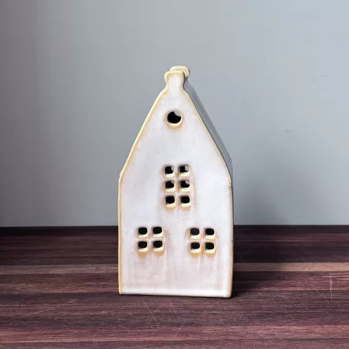 Handmade Pottery House Sculpture