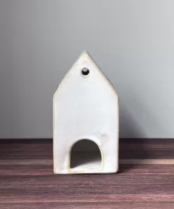 Handmade Pottery House Sculpture