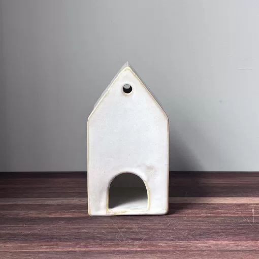 Handmade Pottery House Sculpture