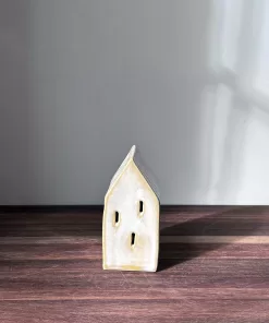 Handmade Pottery House Sculpture