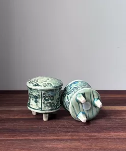 Handmade Pottery Salt and Pepper Shakers