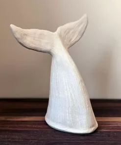 Ceramic Whale Tale Sculpture