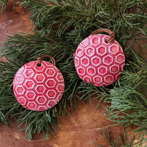 Modern Handmade Pottery Ornament